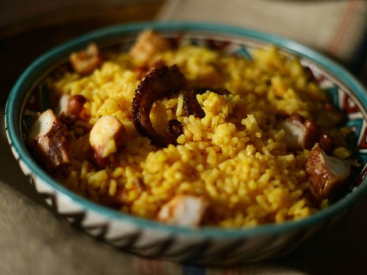 Arroz de Polvo com Páprica