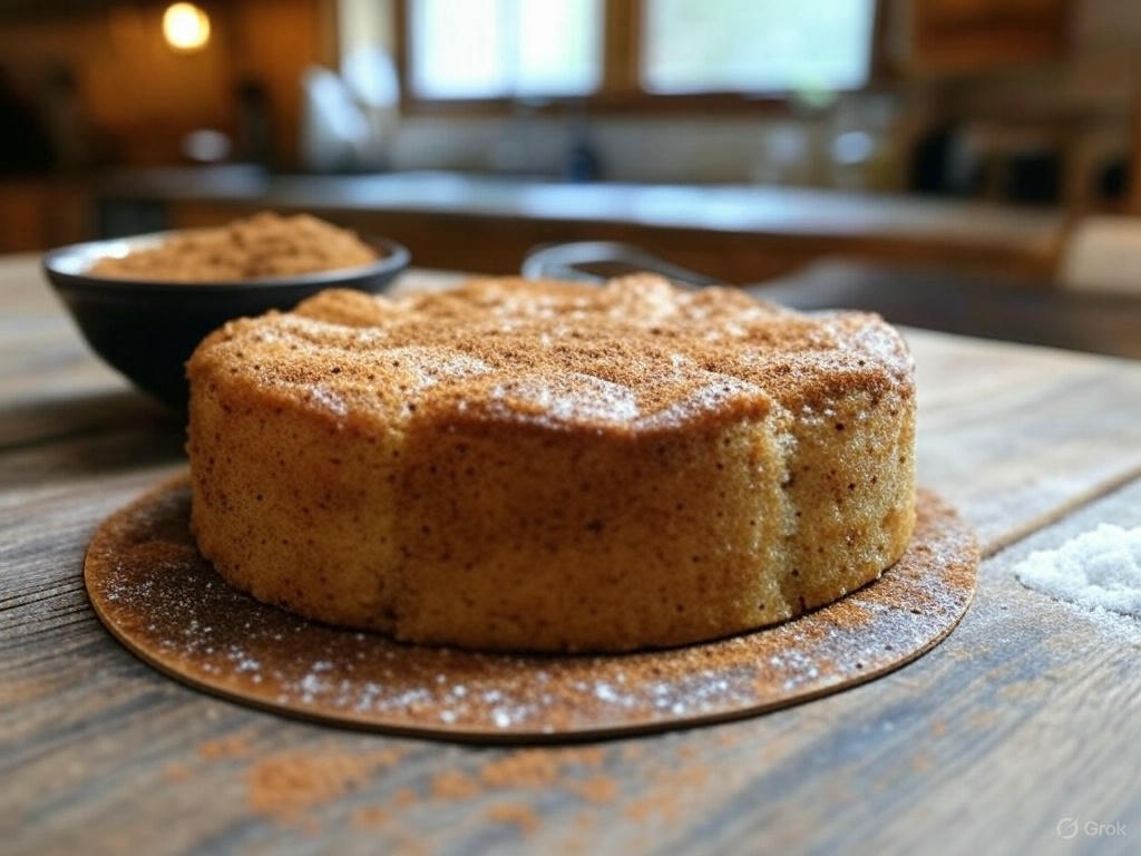 Bolo de Canela com Canela em Pó e Bicarbonato